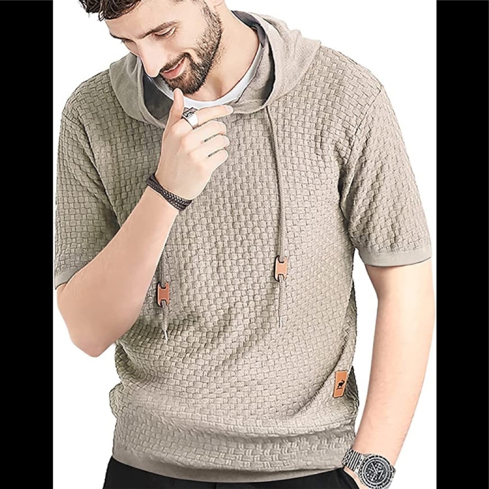 New Mens Hoodie Sweater Ribbed Stretchable Heat Lasting Multiple Sizes